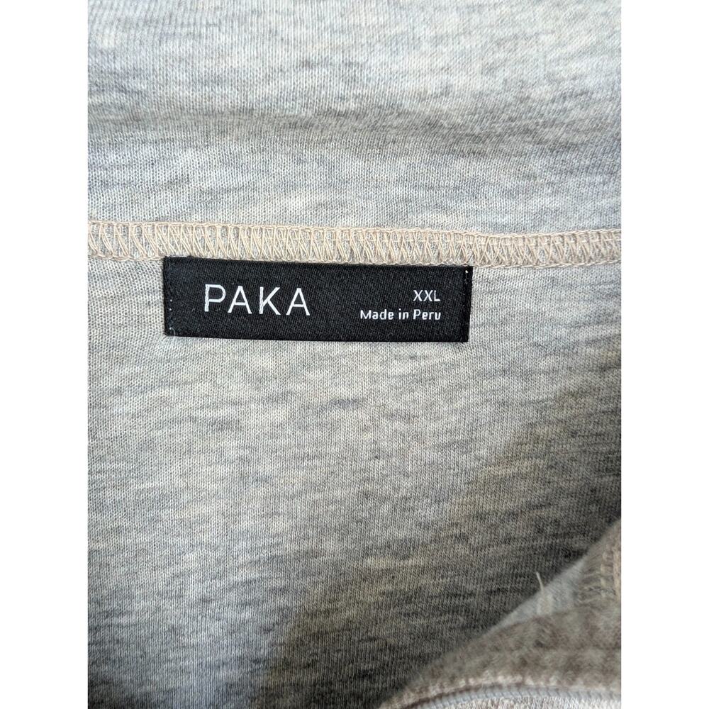 PAKA Full Zip Hoodie Womens XXL Timber Baby Alpaca Blend NWT - Picture 4 of 7
